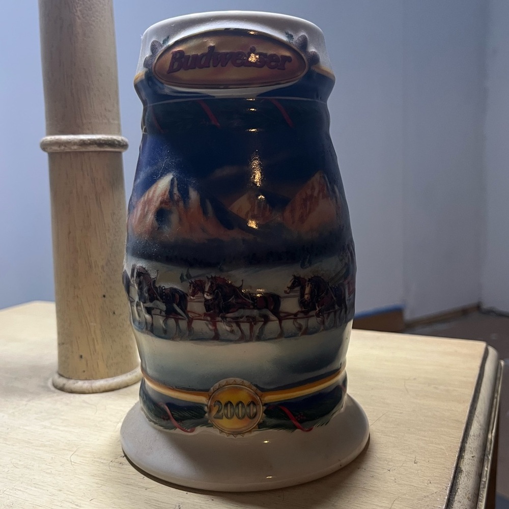 2000 Budweiser Holiday Stein Mug, CS416
